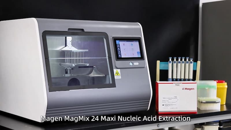 magnetic bead cfDNA extraction automated extractor
